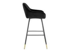 Conjunto de 2 bancos de bar em MDF branco