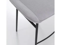 Conjunto de 2 bancos NISIDA cinzento claro