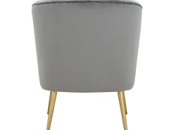 Conjunto de 2 cadeiras de jantar Lance cinzento claro