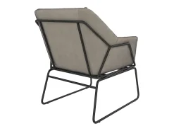 Conjunto de 2 cadeiras de sala de jantar em pele sintética camel