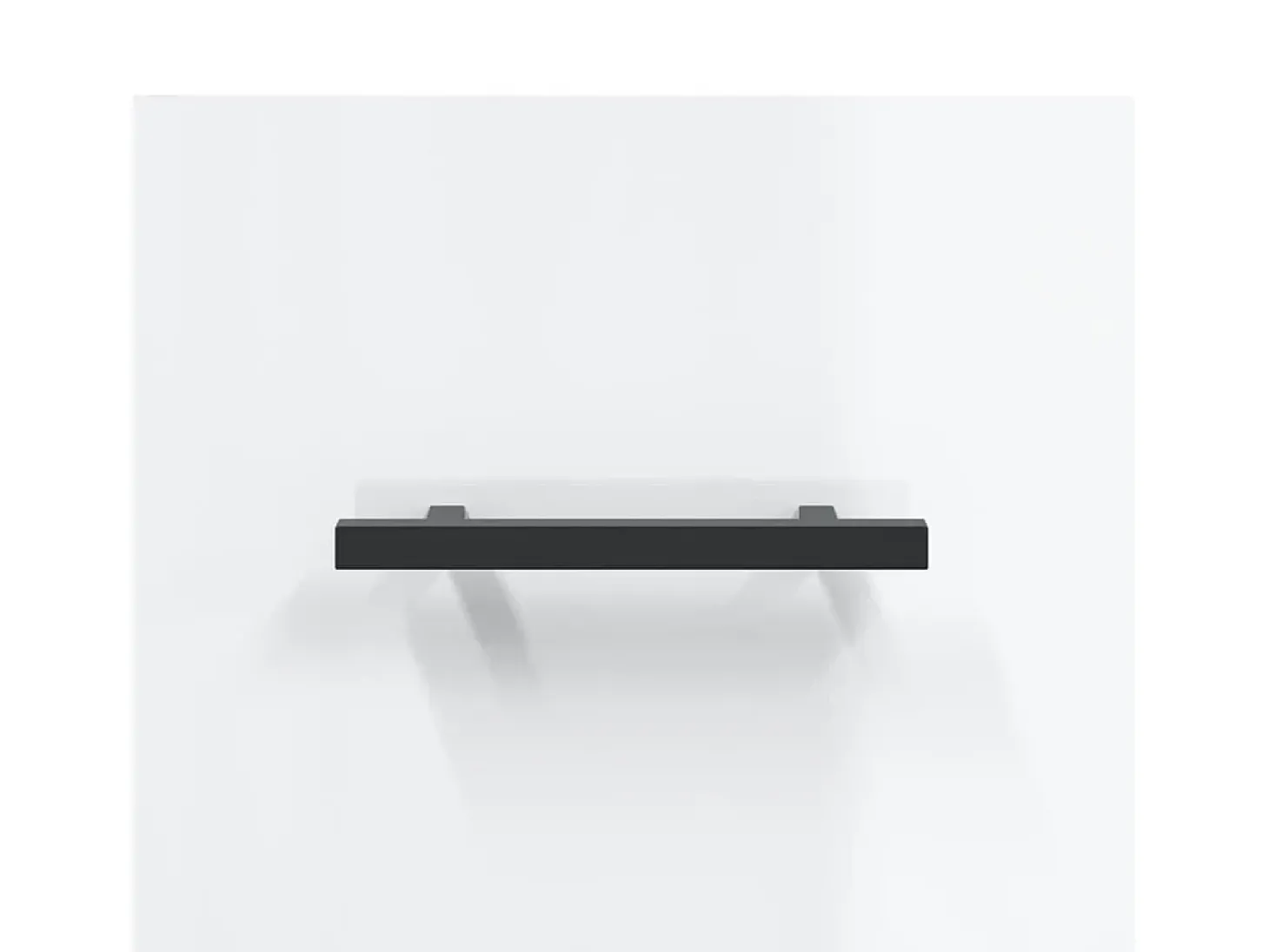 Conjunto de 2 Mesas de Centro | Mesa de apoio | Mesa de café 50x50x40 cm branco brilhante
