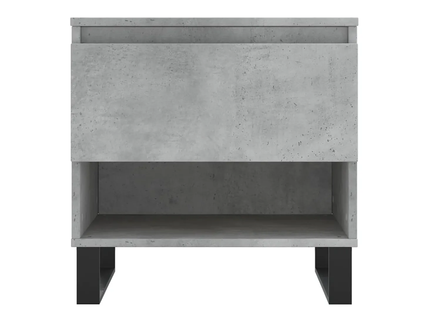 Conjunto de 2 Mesas de Centro | Mesa de apoio | Mesa de café 50x46x50 cm deriv. madeira cinza-cimento