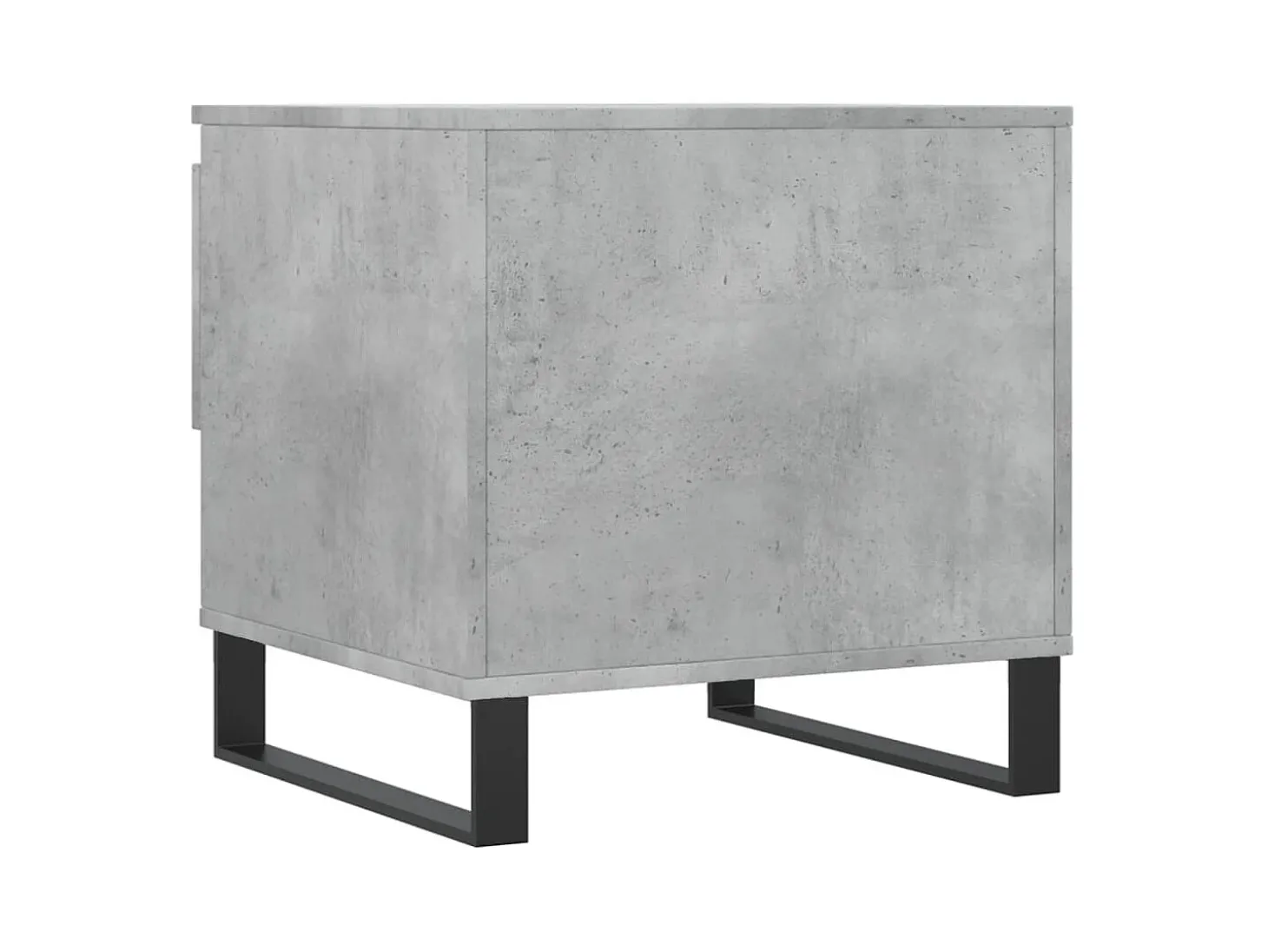 Conjunto de 2 Mesas de Centro | Mesa de apoio | Mesa de café 50x46x50 cm deriv. madeira cinza-cimento