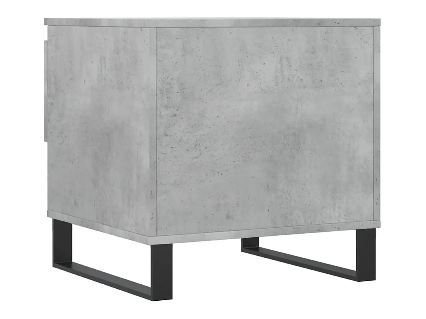 Conjunto de 2 Mesas de Centro | Mesa de apoio | Mesa de café 50x46x50 cm deriv. madeira cinza-cimento