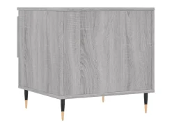 Conjunto de 2 Mesas de Centro | Mesa de apoio | Mesa de café 50x46x50cm deriv. madeira cinzento sonoma