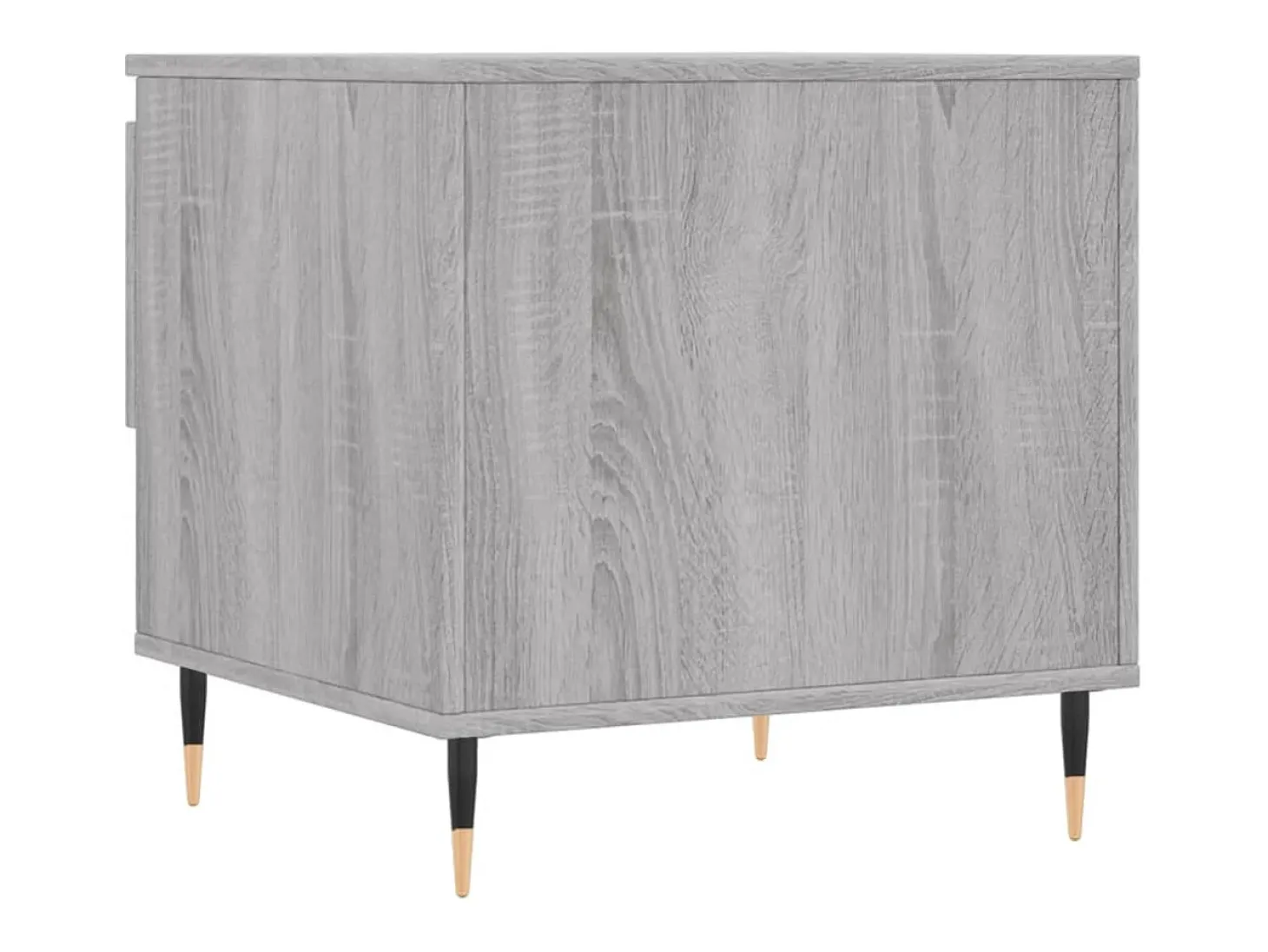 Conjunto de 2 Mesas de Centro | Mesa de apoio | Mesa de café 50x46x50cm deriv. madeira cinzento sonoma
