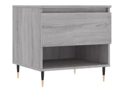 Conjunto de 2 Mesas de Centro | Mesa de apoio | Mesa de café 50x46x50cm deriv. madeira cinzento sonoma