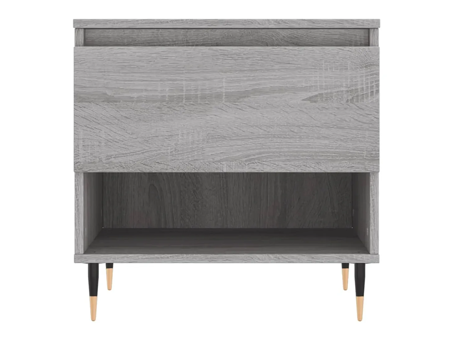 Conjunto de 2 Mesas de Centro | Mesa de apoio | Mesa de café 50x46x50cm deriv. madeira cinzento sonoma