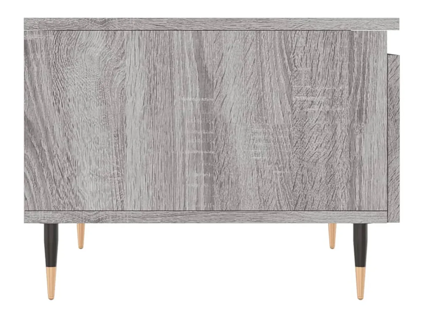 Conjunto de 2 Mesas de Centro | Mesa de apoio | Mesa de café 50x46x35cm deriv. madeira cinzento sonoma