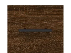 Conjunto de 2 Mesas de Centro | Mesa de apoio | Mesa de café 50x50x40 cm madeira proc. carvalho castanho