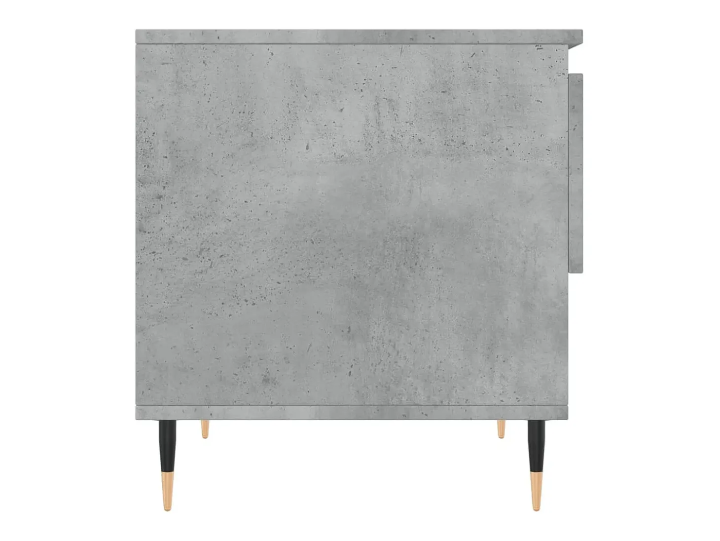 Conjunto de 2 Mesas de Centro | Mesa de apoio | Mesa de café 50x46x50 cm deriv. madeira cinza-cimento