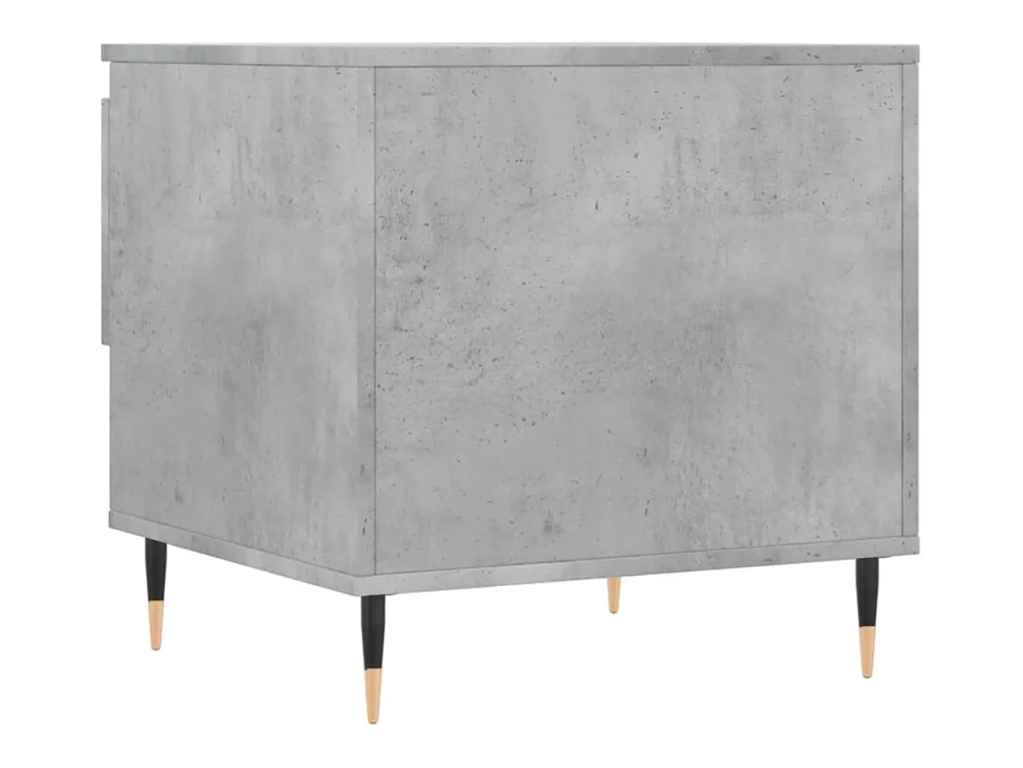 Conjunto de 2 Mesas de Centro | Mesa de apoio | Mesa de café 50x46x50 cm deriv. madeira cinza-cimento