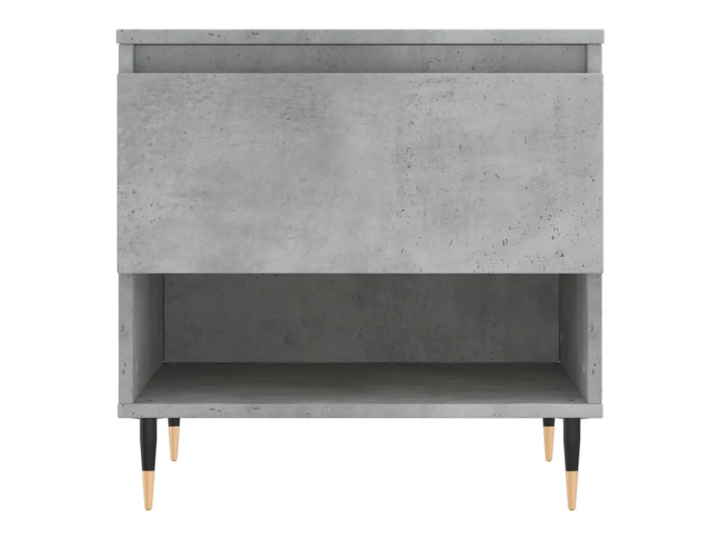 Conjunto de 2 Mesas de Centro | Mesa de apoio | Mesa de café 50x46x50 cm deriv. madeira cinza-cimento