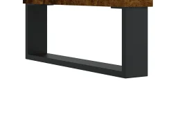 Conjunto de 2 Mesas de Centro | Mesa de apoio | Mesa de café 50x46x35cm deriv. madeira carvalho fumado