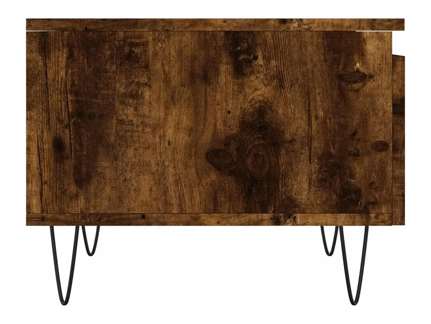 Conjunto de 2 Mesas de Centro | Mesa de apoio | Mesa de café 50x46x35cm deriv. madeira carvalho fumado