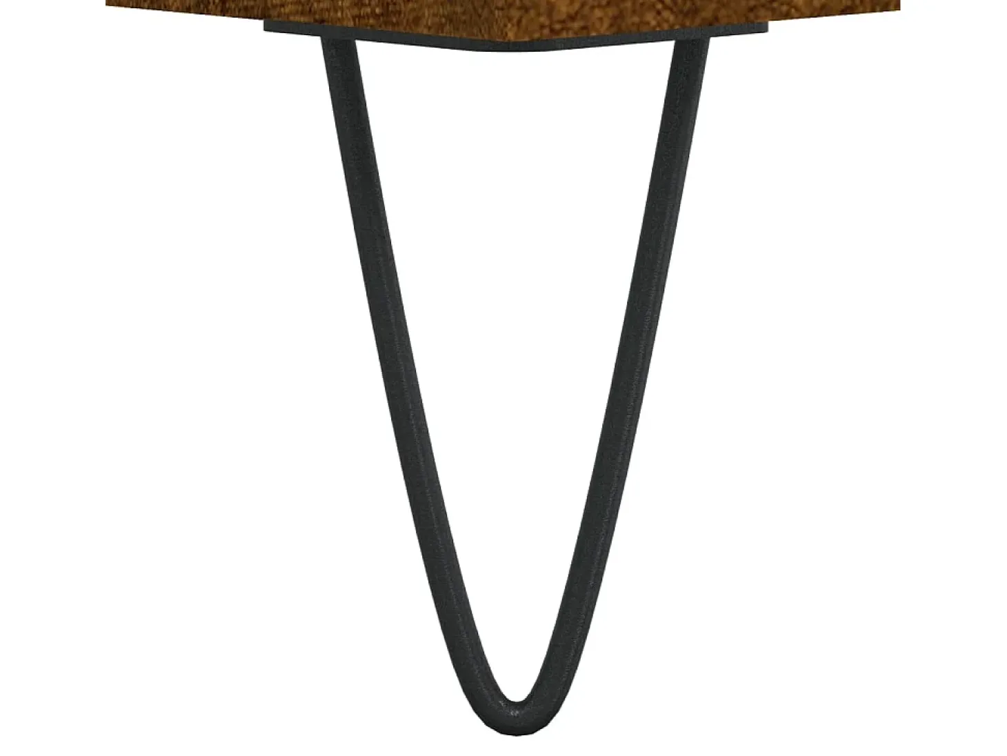 Conjunto de 2 Mesas de Centro | Mesa de apoio | Mesa de café 50x46x35cm deriv. madeira carvalho fumado