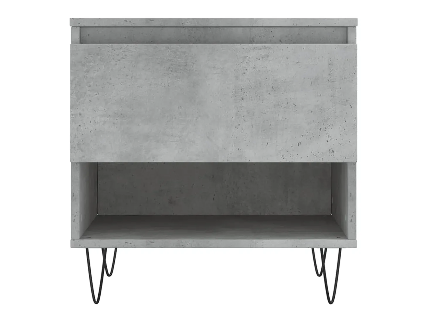 Conjunto de 2 Mesas de Centro | Mesa de apoio | Mesa de café 50x46x50 cm deriv. madeira cinza-cimento
