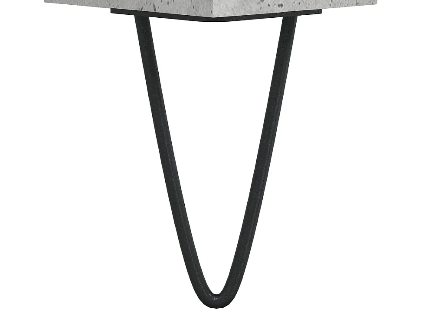 Conjunto de 2 Mesas de Centro | Mesa de apoio | Mesa de café 50x46x50 cm deriv. madeira cinza-cimento