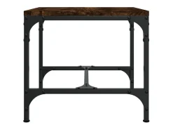 Conjunto de 2 Mesas de Centro | Mesa de apoio | Mesa de café 40x40x40 cm deriv. madeira carvalho fumado