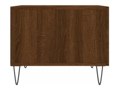 Conjunto de 2 Mesas de Centro | Mesa de apoio | Mesa de café 50x50x40 cm madeira proc. carvalho castanho