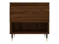 Conjunto de 2 Mesas de Centro | Mesa de apoio | Mesa de café 50x46x50 cm deriv. madeira carvalho castanho