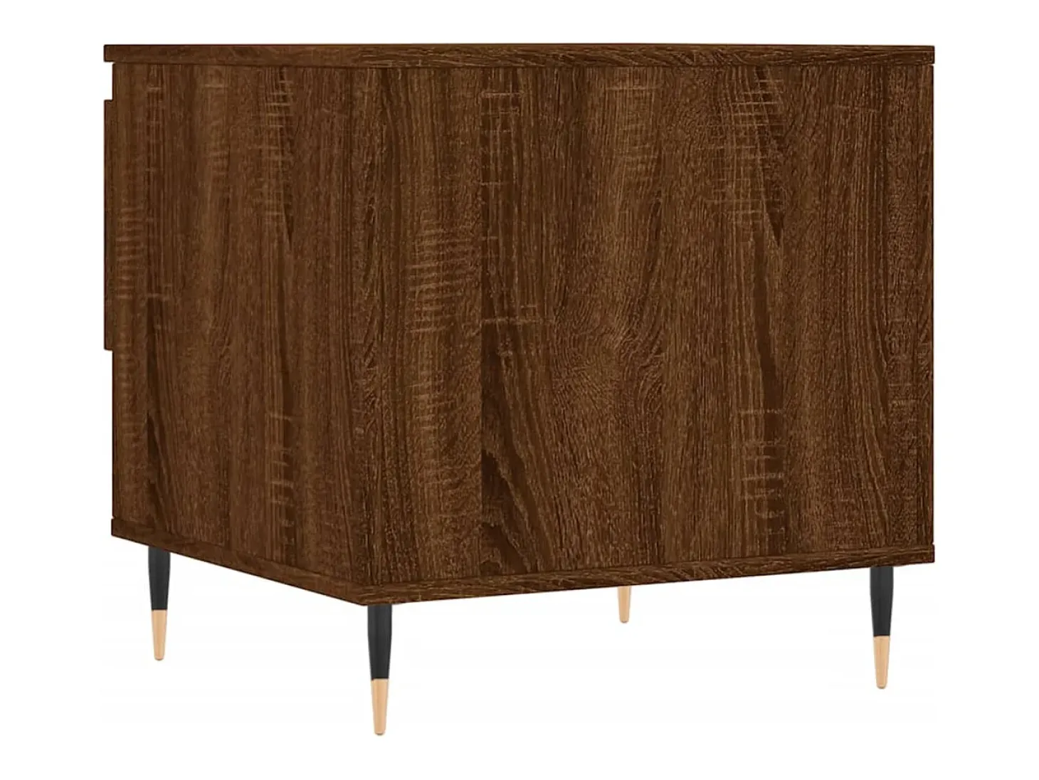 Conjunto de 2 Mesas de Centro | Mesa de apoio | Mesa de café 50x46x50 cm deriv. madeira carvalho castanho