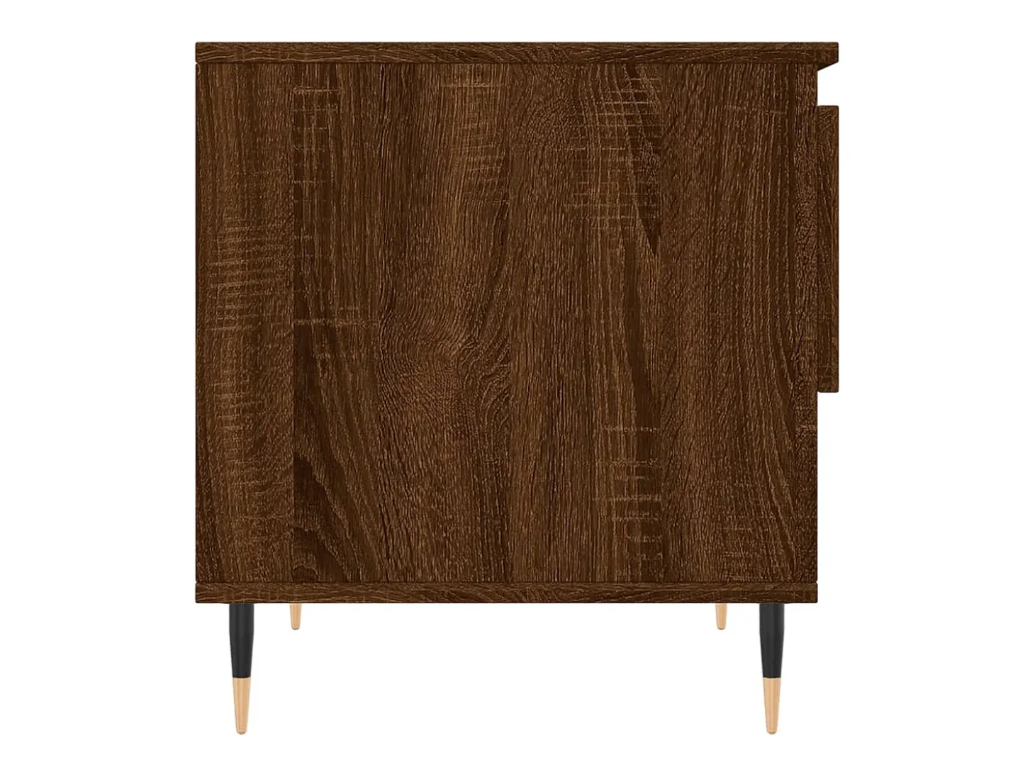Conjunto de 2 Mesas de Centro | Mesa de apoio | Mesa de café 50x46x50 cm deriv. madeira carvalho castanho