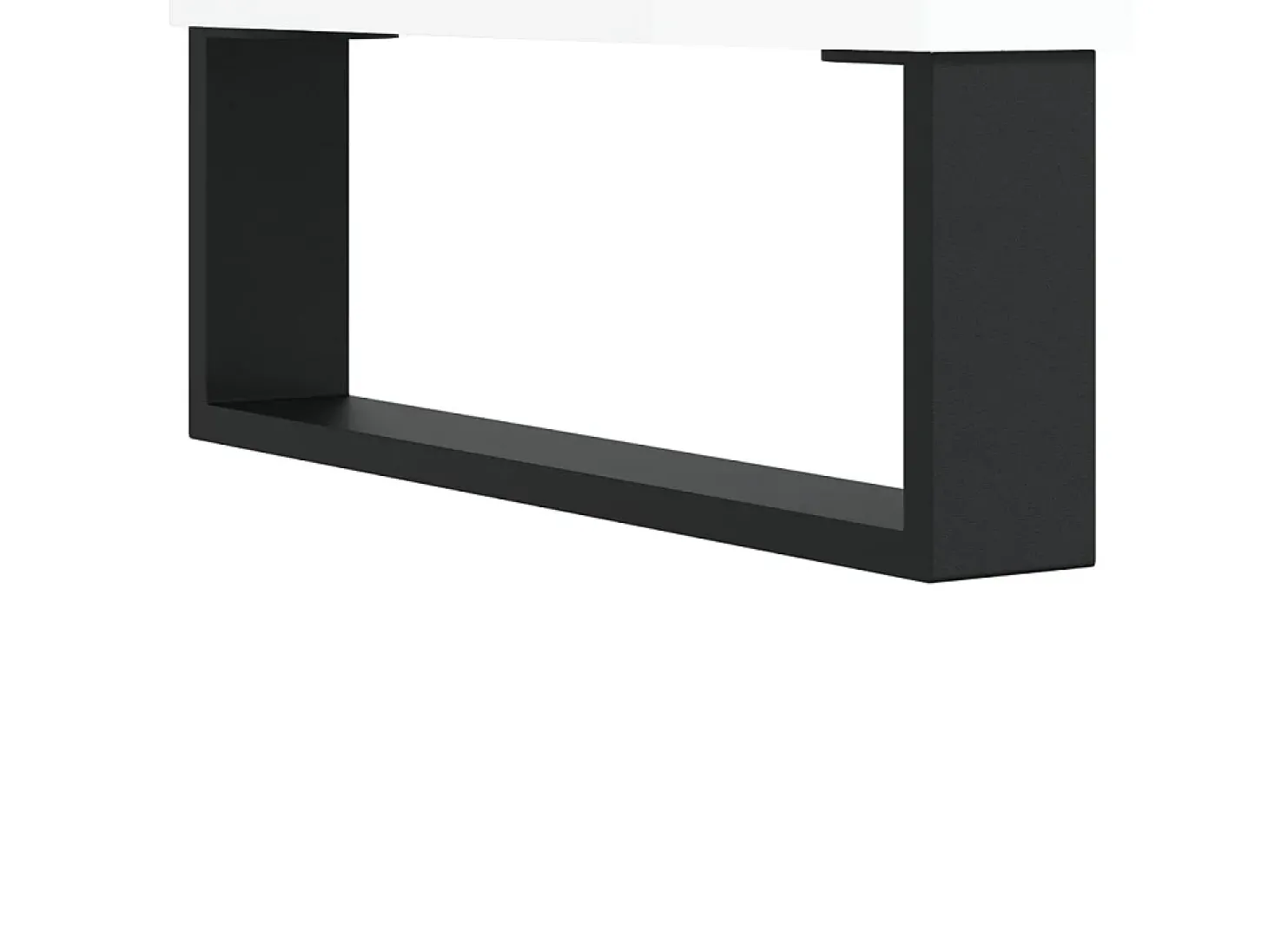 Conjunto de 2 Mesas de Centro | Mesa de apoio | Mesa de café 50x46x50 cm derivados de madeira branco