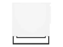 Conjunto de 2 Mesas de Centro | Mesa de apoio | Mesa de café 50x46x50 cm derivados de madeira branco