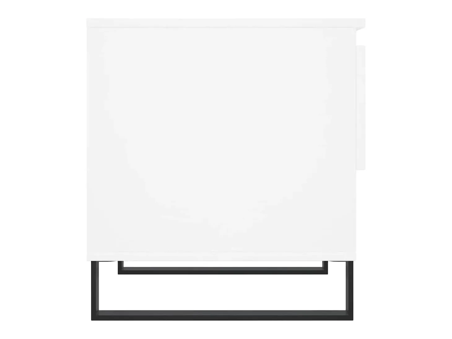 Conjunto de 2 Mesas de Centro | Mesa de apoio | Mesa de café 50x46x50 cm derivados de madeira branco