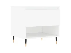 Conjunto de 2 Mesas de Centro | Mesa de apoio | Mesa de café 50x46x50 cm derivados de madeira branco