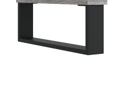 Conjunto de 2 Mesas de Centro | Mesa de apoio | Mesa de café 50x46x35cm deriv. madeira cinzento sonoma