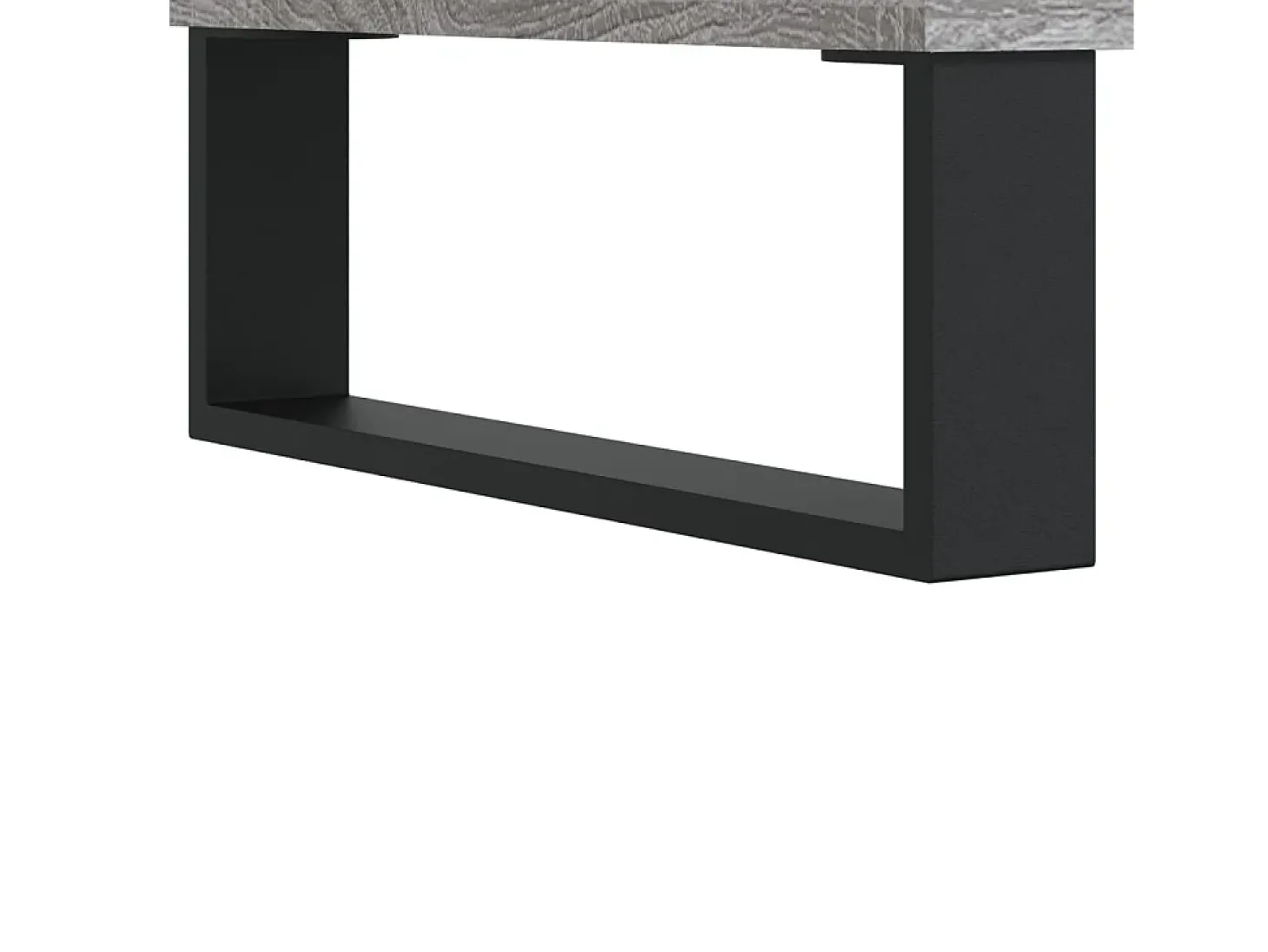 Conjunto de 2 Mesas de Centro | Mesa de apoio | Mesa de café 50x46x35cm deriv. madeira cinzento sonoma