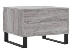 Conjunto de 2 Mesas de Centro | Mesa de apoio | Mesa de café 50x46x35cm deriv. madeira cinzento sonoma