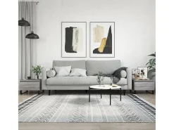 Conjunto de 2 Mesas de Centro | Mesa de apoio | Mesa de café 50x46x35cm deriv. madeira cinzento sonoma
