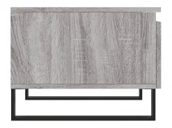 Conjunto de 2 Mesas de Centro | Mesa de apoio | Mesa de café 50x46x35cm deriv. madeira cinzento sonoma