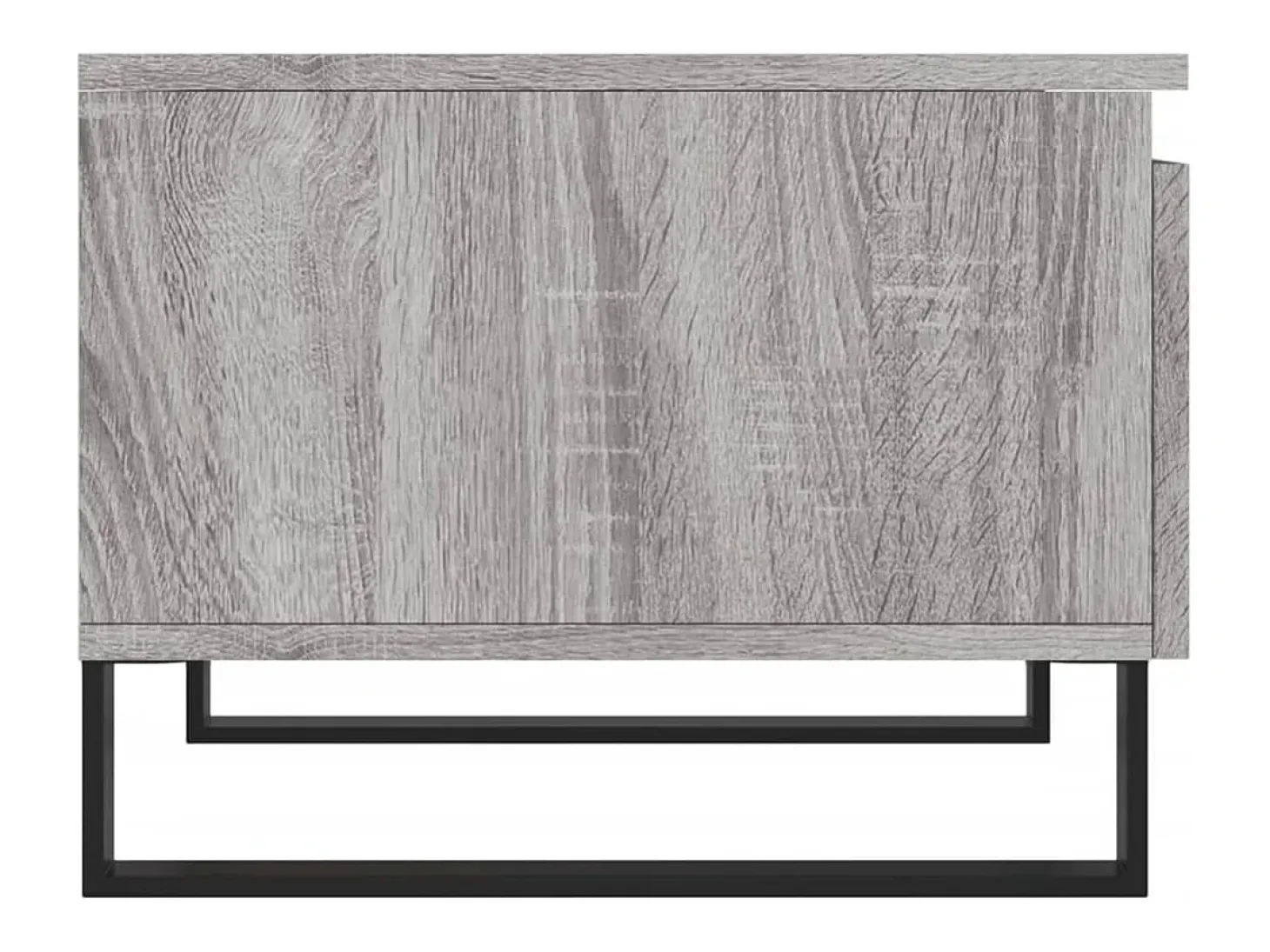 Conjunto de 2 Mesas de Centro | Mesa de apoio | Mesa de café 50x46x35cm deriv. madeira cinzento sonoma