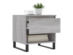 Conjunto de 2 Mesas de Centro | Mesa de apoio | Mesa de café 50x46x50cm deriv. madeira cinzento sonoma
