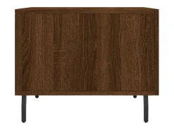 Conjunto de 2 Mesas de Centro | Mesa de apoio | Mesa de café 50x50x40 cm madeira proc. carvalho castanho