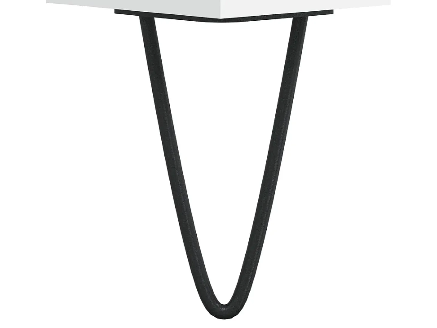 Conjunto de 2 Mesas de Centro | Mesa de apoio | Mesa de café 50x46x50 cm derivados de madeira branco
