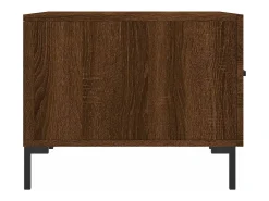 Conjunto de 2 Mesas de Centro | Mesa de apoio | Mesa de café 50x50x40 cm madeira proc. carvalho castanho