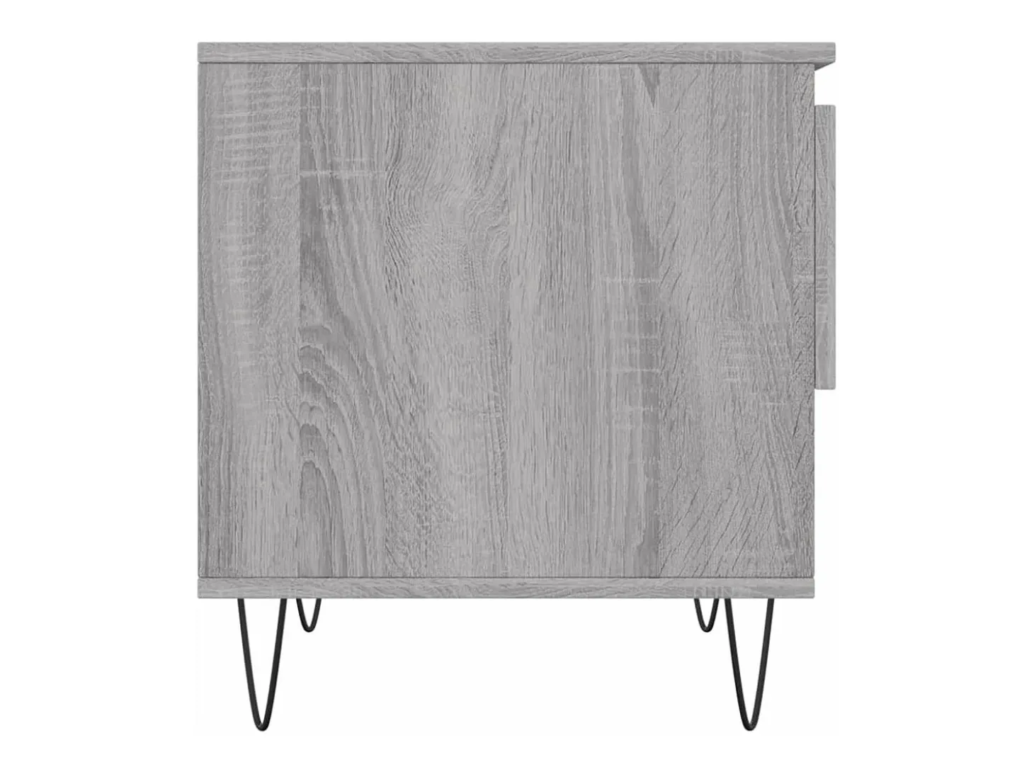 Conjunto de 2 Mesas de Centro | Mesa de apoio | Mesa de café 50x46x50cm deriv. madeira cinzento sonoma