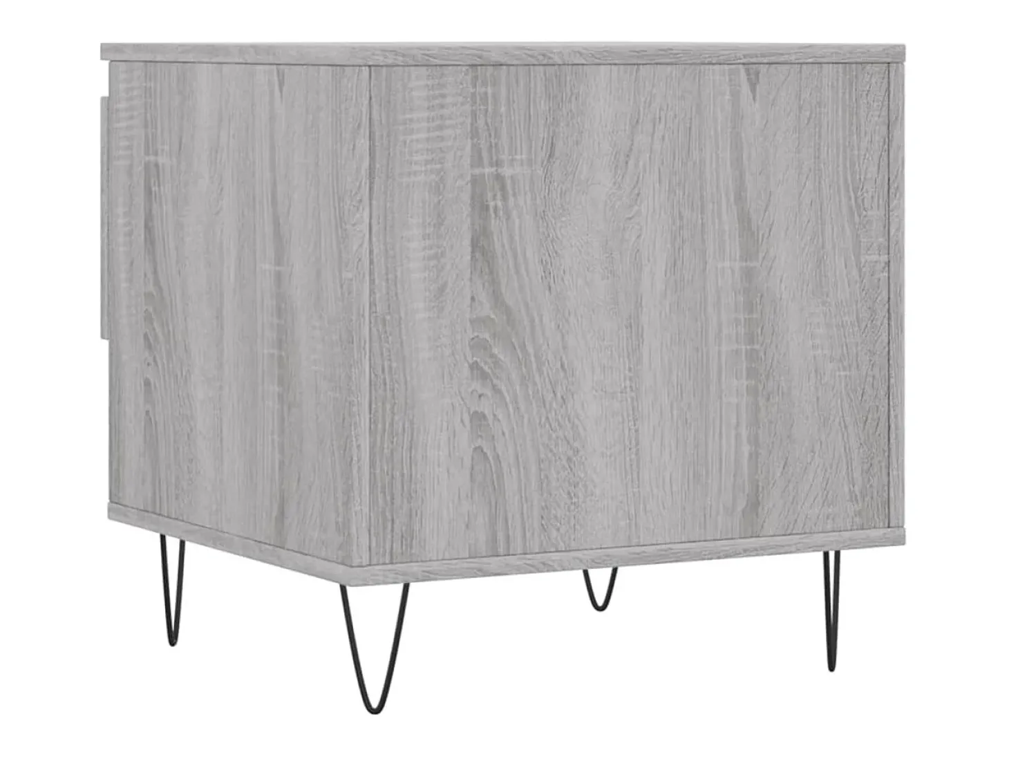 Conjunto de 2 Mesas de Centro | Mesa de apoio | Mesa de café 50x46x50cm deriv. madeira cinzento sonoma