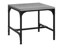 Conjunto de 2 Mesas de Centro | Mesa de apoio | Mesa de café 40x40x35 cm deriv. madeira cinzento sonoma
