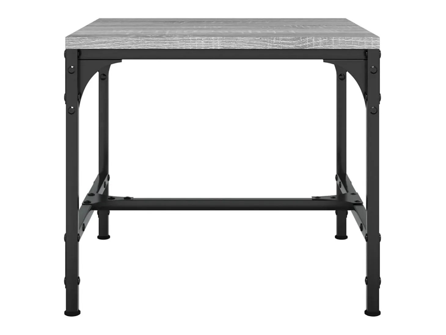 Conjunto de 2 Mesas de Centro | Mesa de apoio | Mesa de café 40x40x35 cm deriv. madeira cinzento sonoma