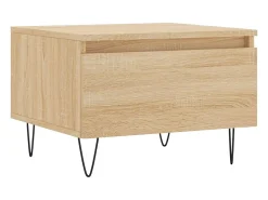 Conjunto de 2 Mesas de Centro | Mesa de apoio | Mesa de café 50x46x35cm deriv. madeira carvalho sonoma