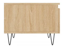 Conjunto de 2 Mesas de Centro | Mesa de apoio | Mesa de café 50x46x35cm deriv. madeira carvalho sonoma