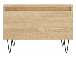 Conjunto de 2 Mesas de Centro | Mesa de apoio | Mesa de café 50x46x35cm deriv. madeira carvalho sonoma