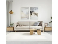 Conjunto de 2 Mesas de Centro | Mesa de apoio | Mesa de café 50x46x35cm deriv. madeira carvalho sonoma