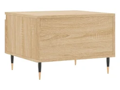 Conjunto de 2 Mesas de Centro | Mesa de apoio | Mesa de café 50x46x35cm deriv. madeira carvalho sonoma